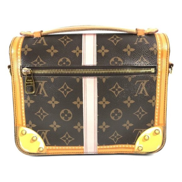 LOUIS VUITTON M43628 Monogram Summer Trunk Pochette Metis 2WAY Bag Shoulder Bag - Picture 3 of 14